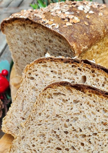 ÇAVDAR KATKILI TAM BUĞDAY EKMEĞİ / 900 gr