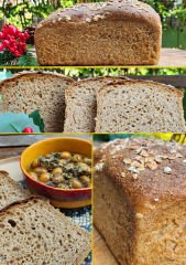 ÇAVDAR KATKILI TAM BUĞDAY EKMEĞİ / 900 gr